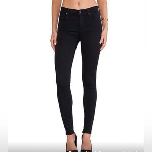 AGOLDE Filter Free Black‎ High Rise Jeans Size 24 Length 27”